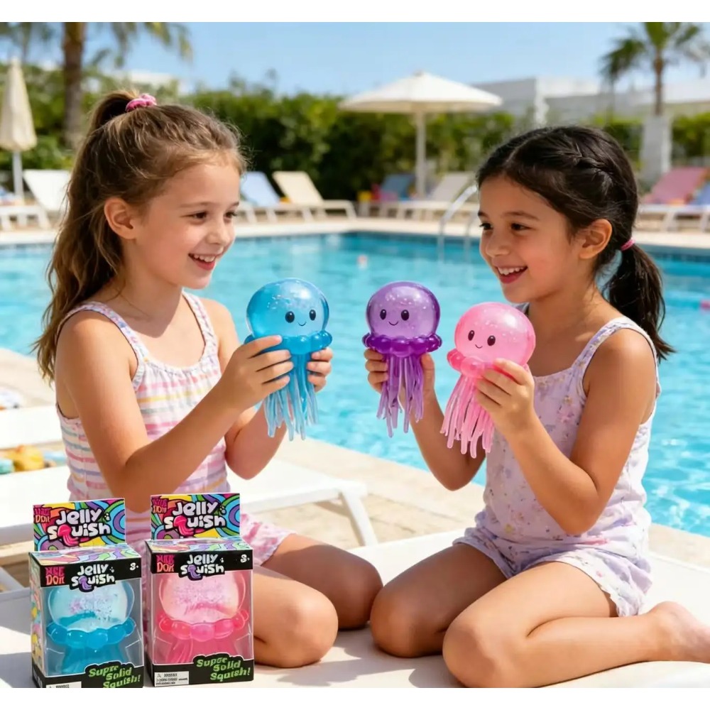 Crystal Growing Kit - Needoh Fuzz Ball Jellyfish Squishy Blind