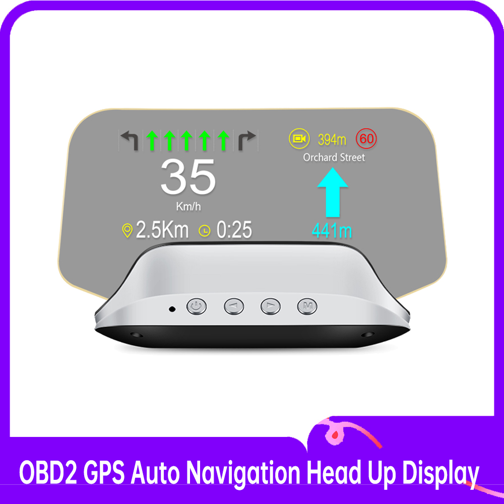 Anemometer Wind Speed - OBD2+ GPS Auto Navigation Glass LED