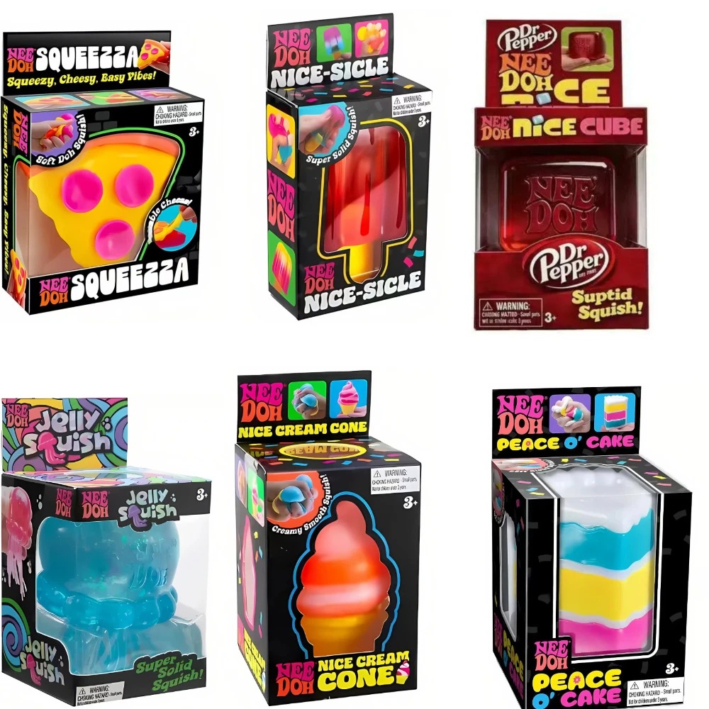Crystal Growing Kit - Schylling Needoh pizza Sensory Fidget Cube