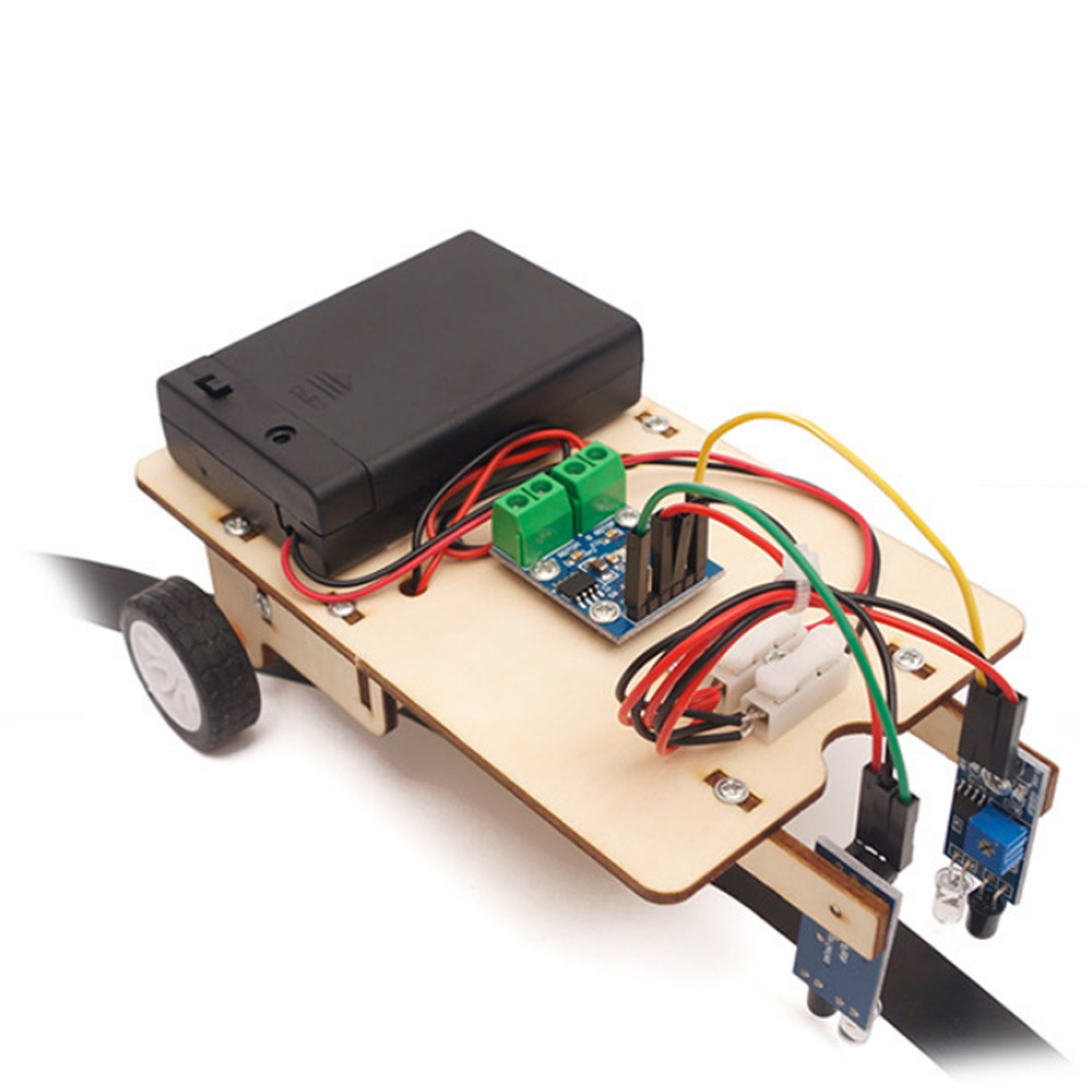 Science Project Robot - DIY Smart Electric Tracking Line Patrol