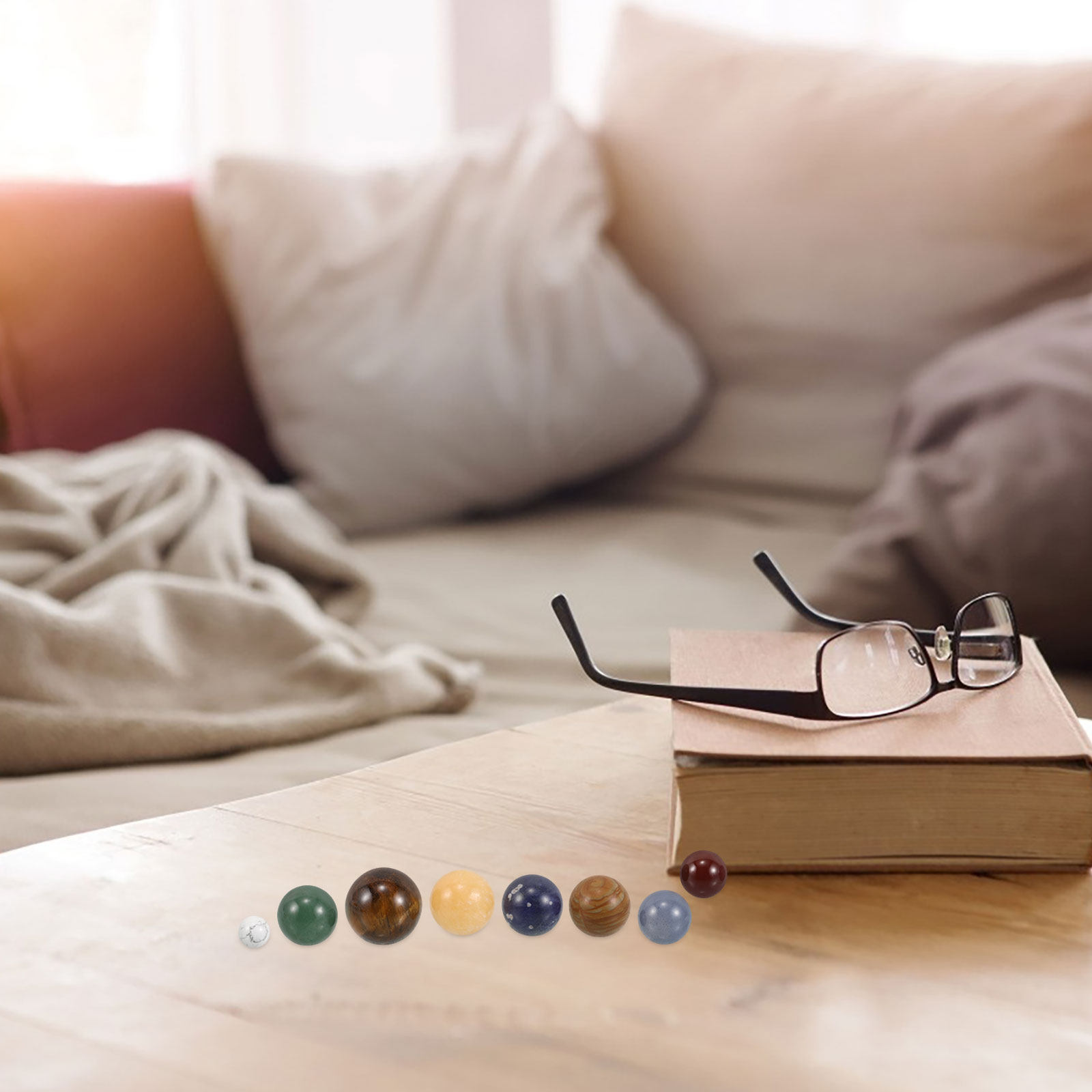 Science Nature - 1Set Natural Stone Solar System Planet