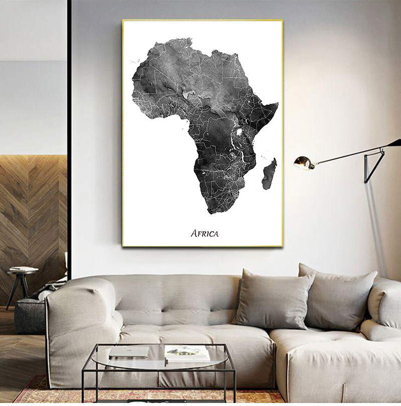 Africa map posters and prints  – Star Map Poster Bewertung und Preis