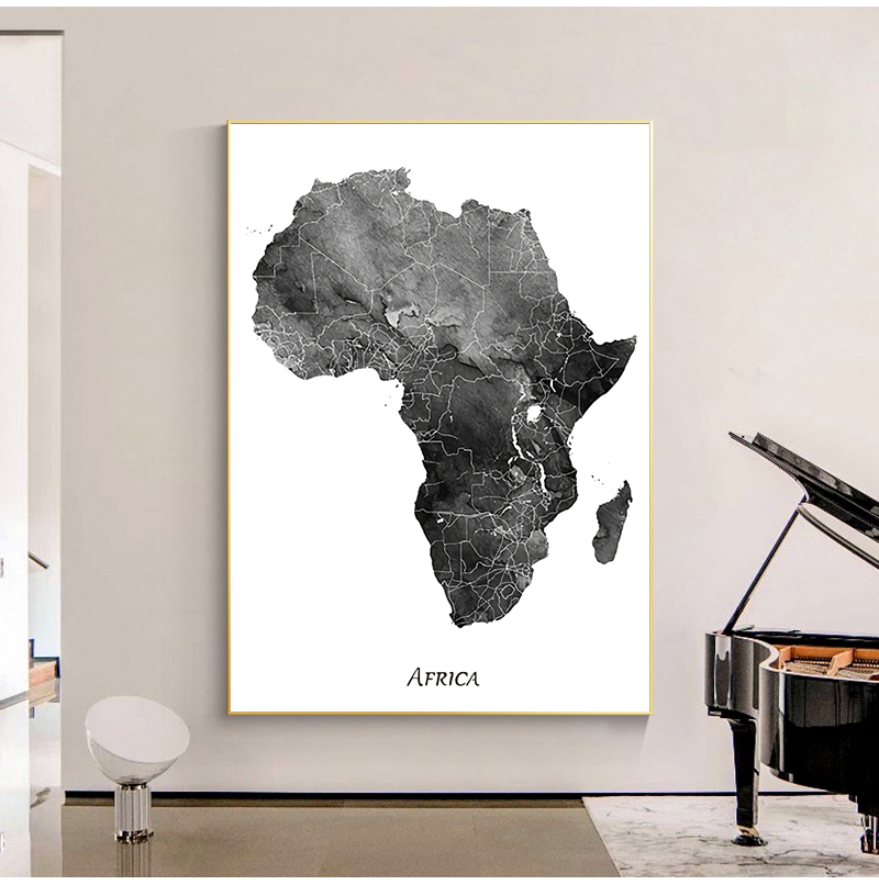 Africa map posters and prints  – Star Map Poster Bewertung und Preis
