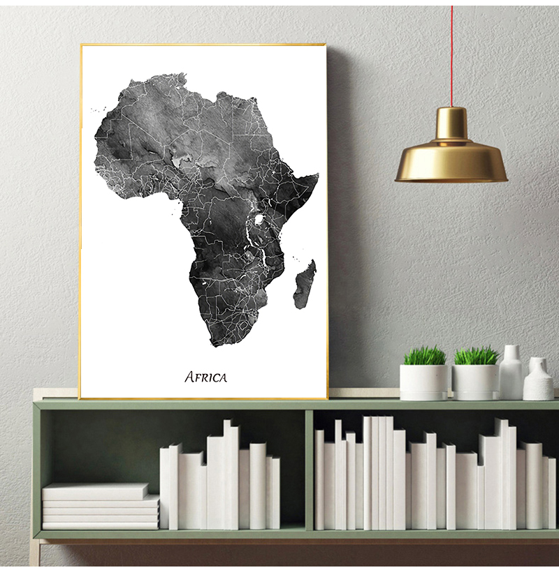 Africa map posters and prints  – Star Map Poster Bewertung und Preis