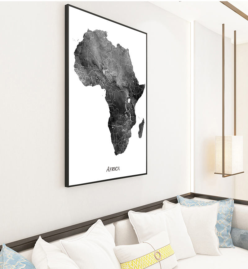 Africa map posters and prints  – Star Map Poster Bewertung und Preis