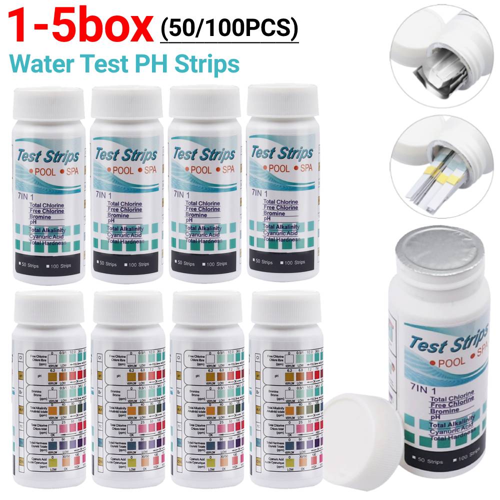 50/100PCS Water Test PH Strips – Ph Strip Test Bewertung und Preis