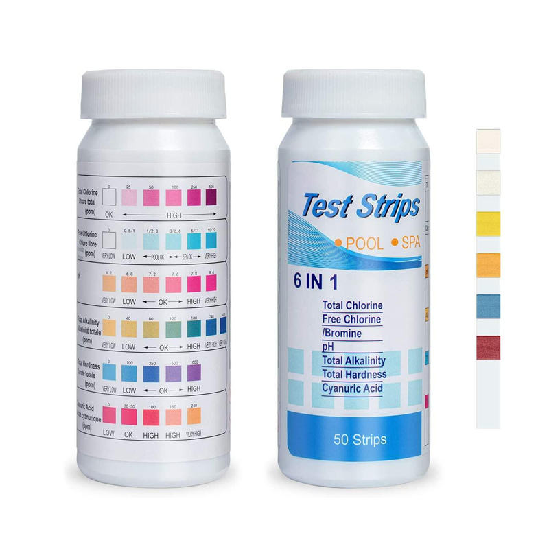 6 In 1 Chlorine PH Test Strips – Ph Strip Test Bewertung und Preis