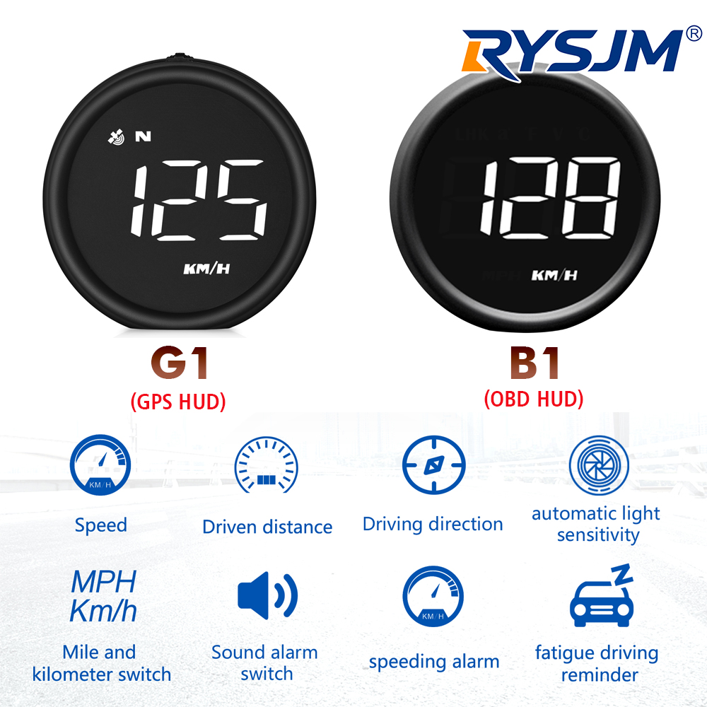 G1 GPS HUD & B1 OBD2 On-board  – Anemometer Wind Speed Bewertung und Preis