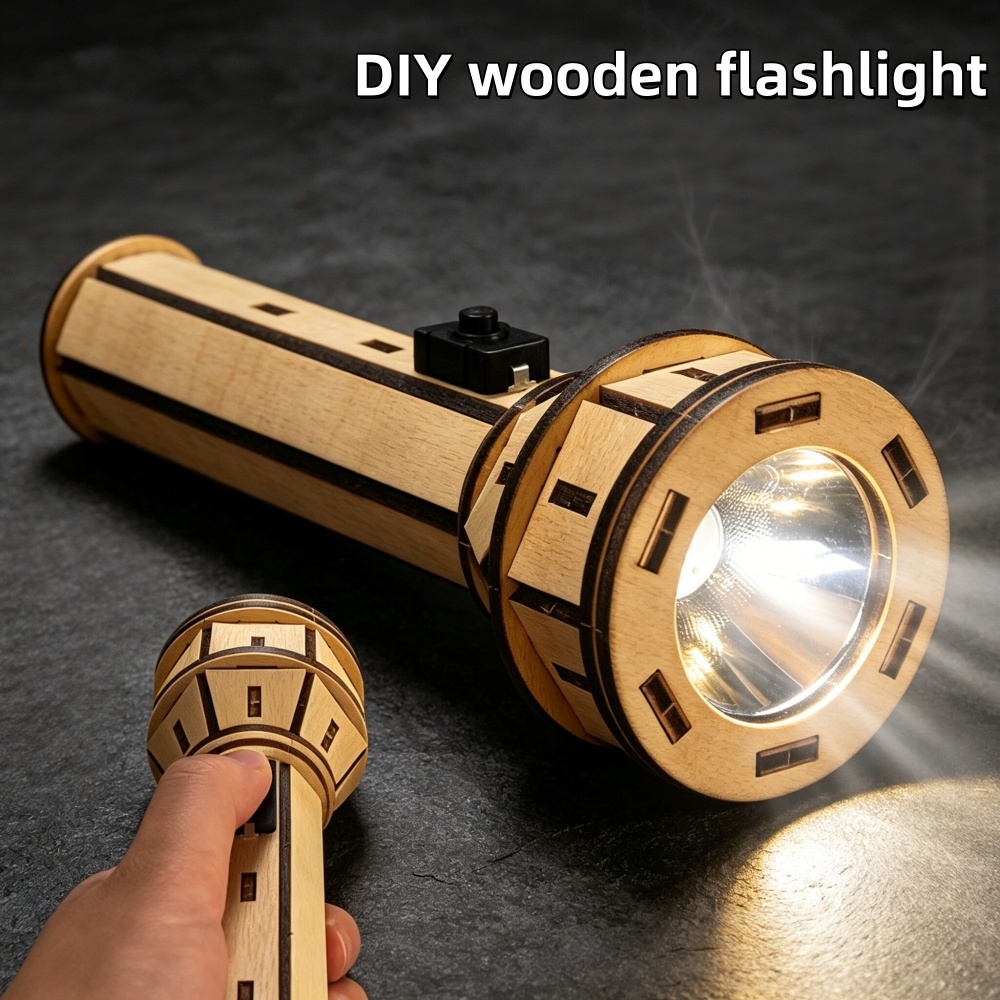 Wooden DIY Flashlight Puzzle K – Science Project Diy Bewertung und Preis