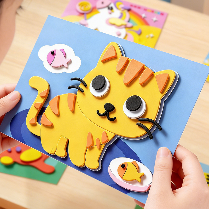 Children's 3D Stickers, 10 Ran – Science Project Diy Bewertung und Preis