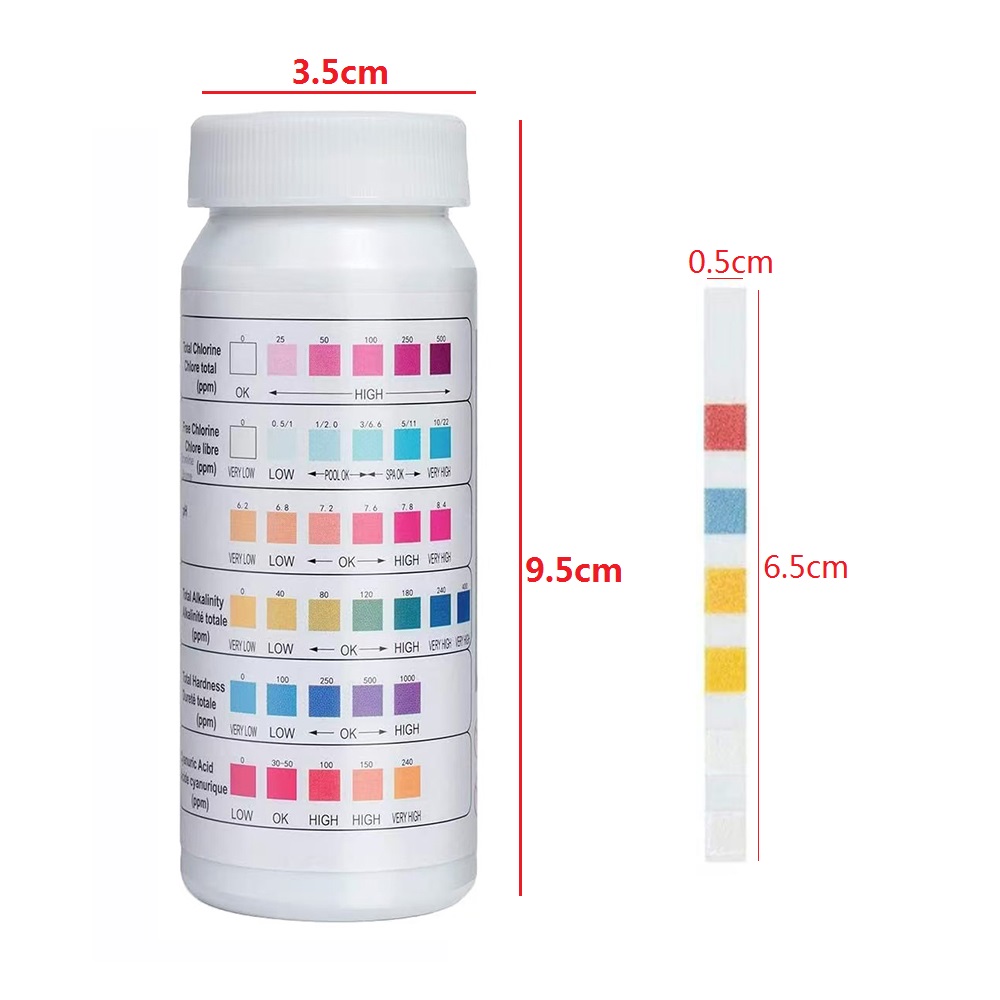 50pcs/Bottle Multipurpose 6 in – Ph Strip Test Bewertung und Preis