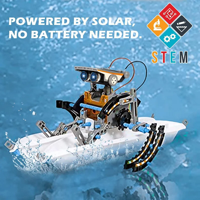 13-in-1 Solar Powered Robot Ki – Science Project Robot Bewertung und Preis