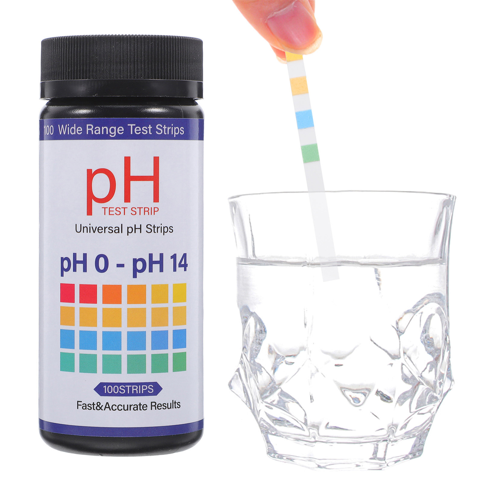 100Pcs PH Test Paper 0-14 Wide – Ph Strip Test Bewertung und Preis