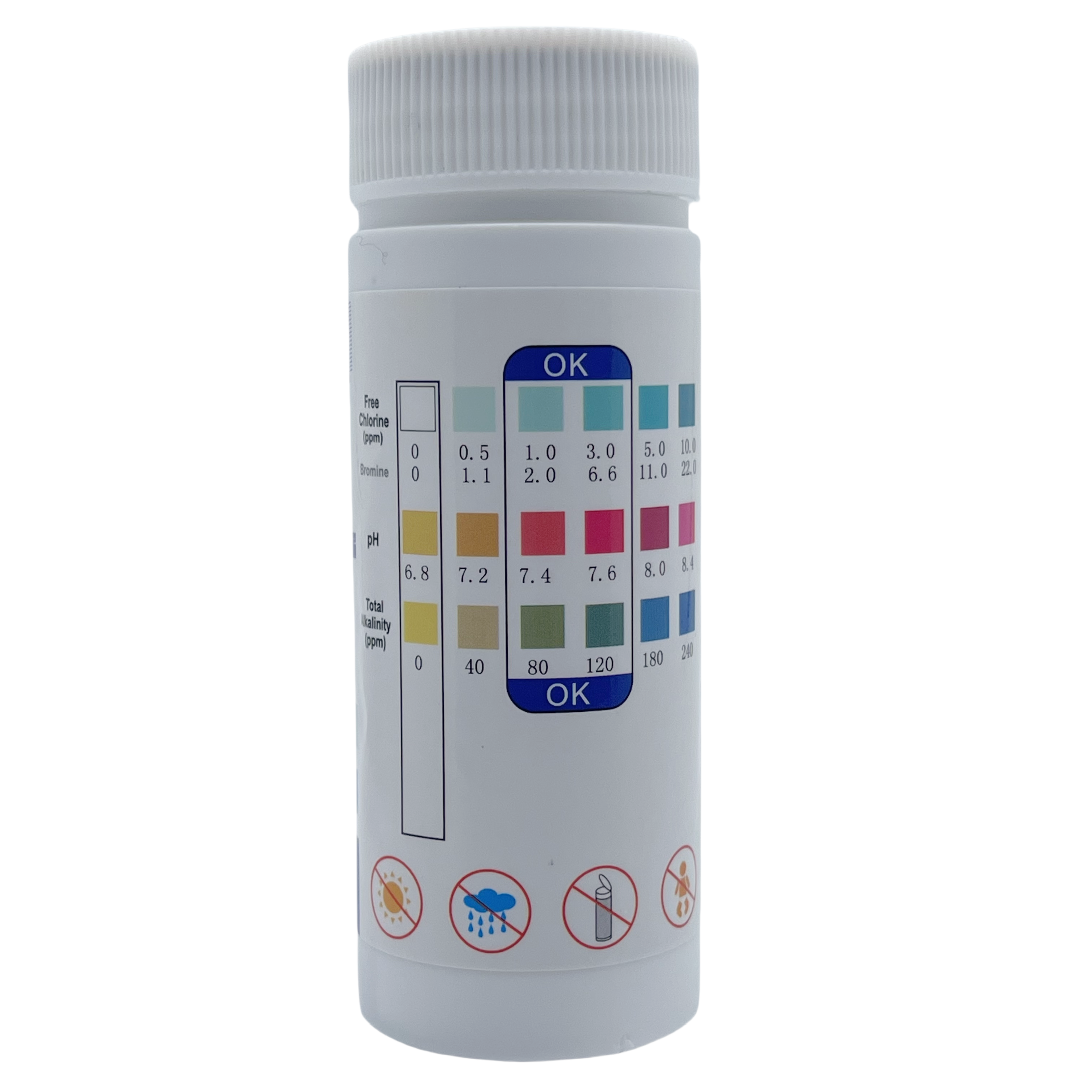 Chlorine PH Test Strips SPA Sw – Ph Strip Test Bewertung und Preis