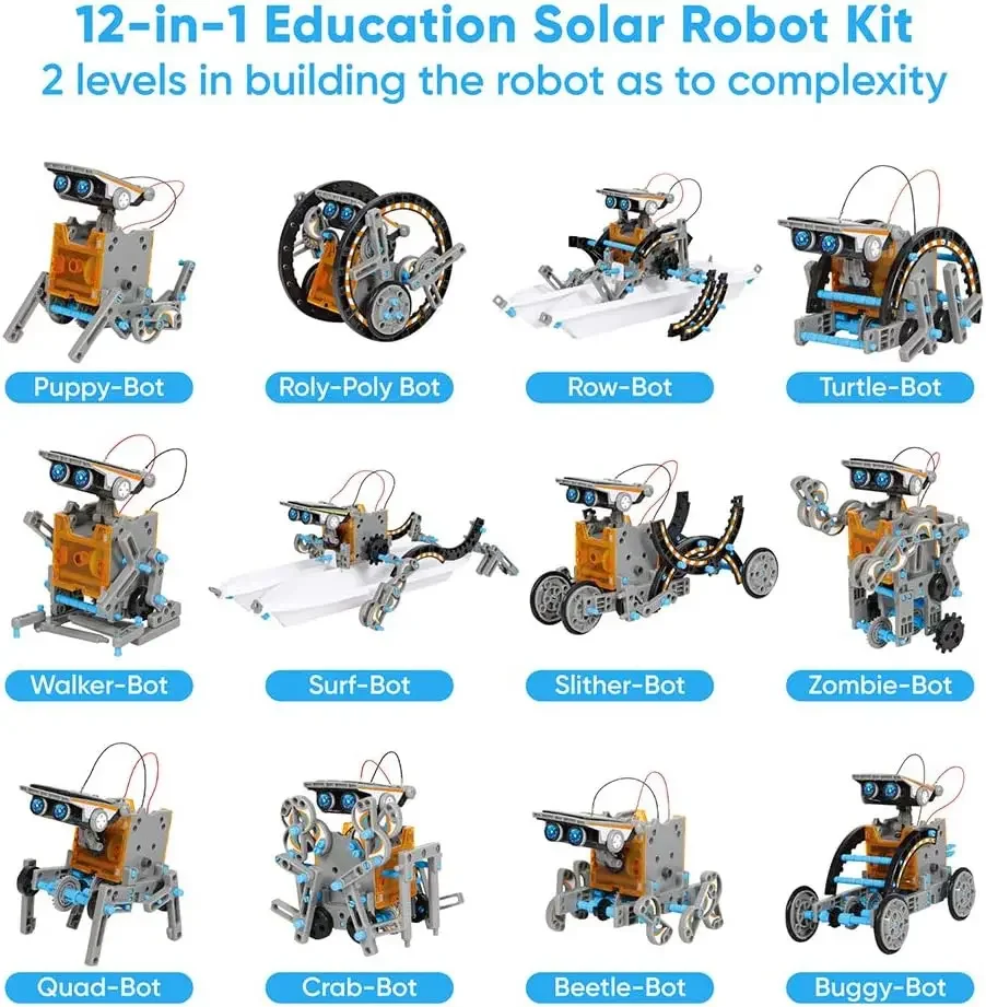 13-in-1 Education Solar Robot  – Science Project Robot Bewertung und Preis