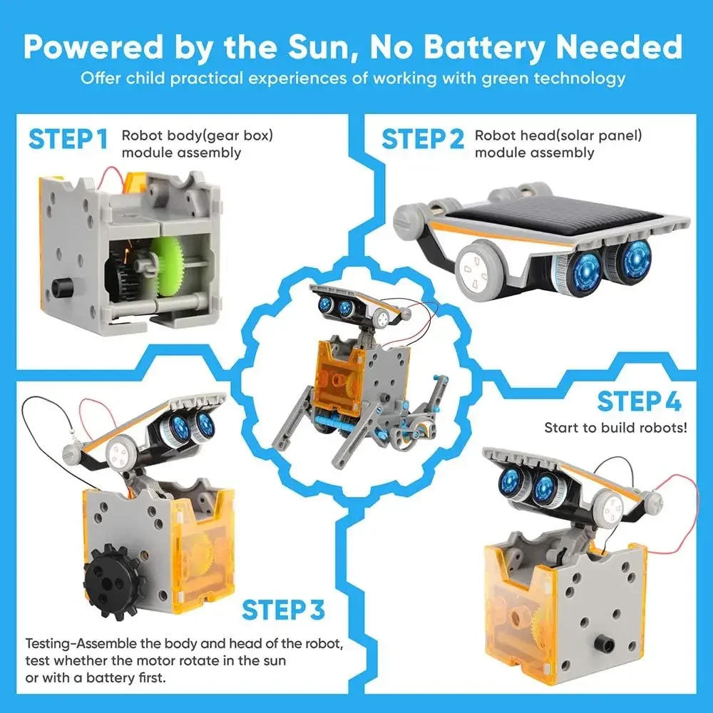 13-in-1 Education Solar Robot  – Science Project Robot Bewertung und Preis