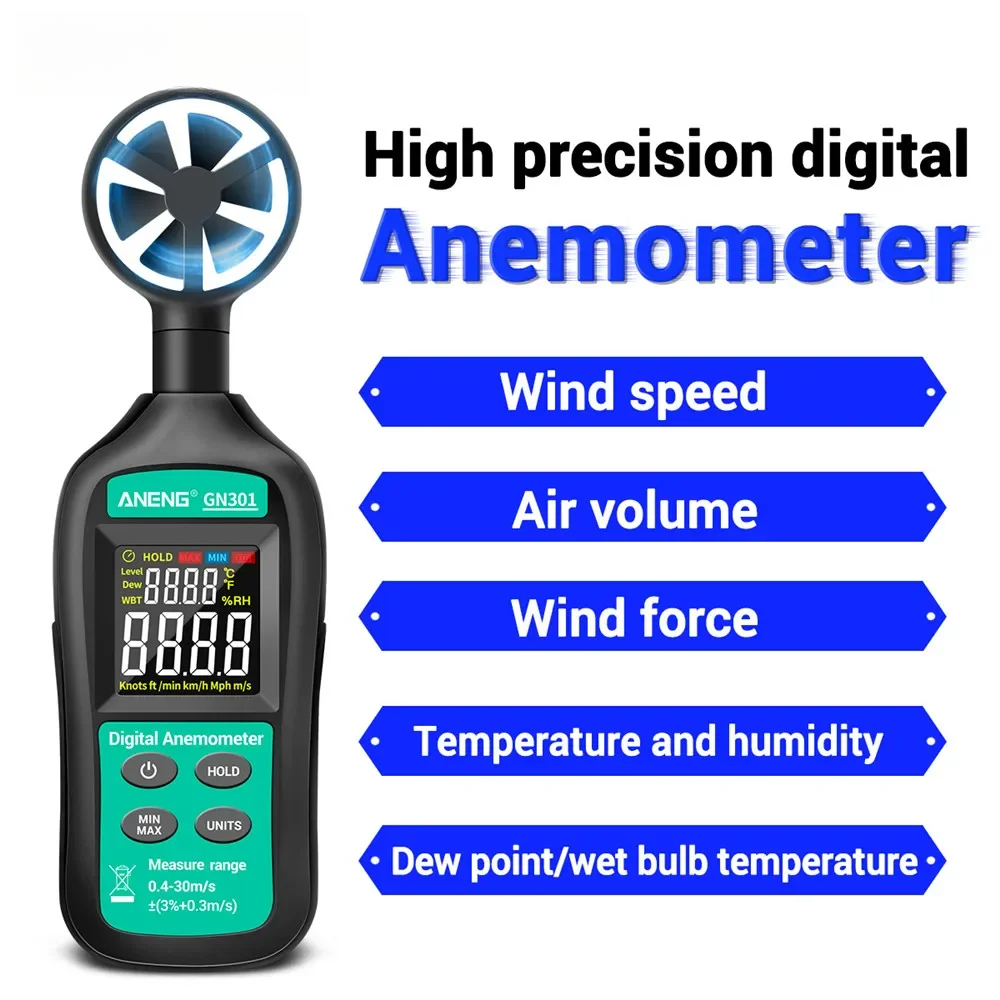 For ANENG GN301 Digital Anemom – Anemometer Wind Speed Bewertung und Preis
