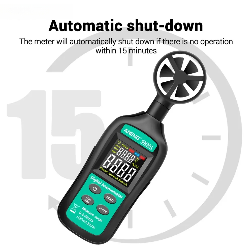 For ANENG GN301 Digital Anemom – Anemometer Wind Speed Bewertung und Preis