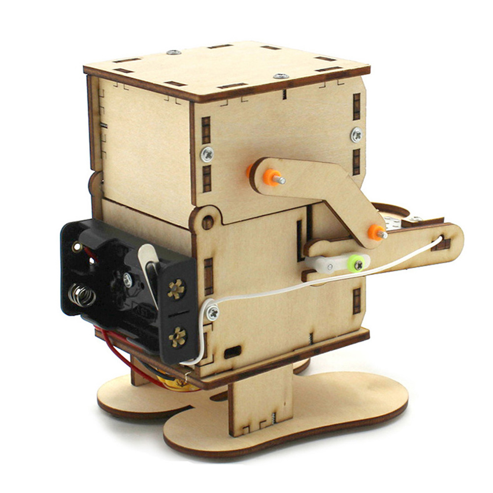 Wooden Assemble DIY Robot Eati – Science Project Robot Bewertung und Preis