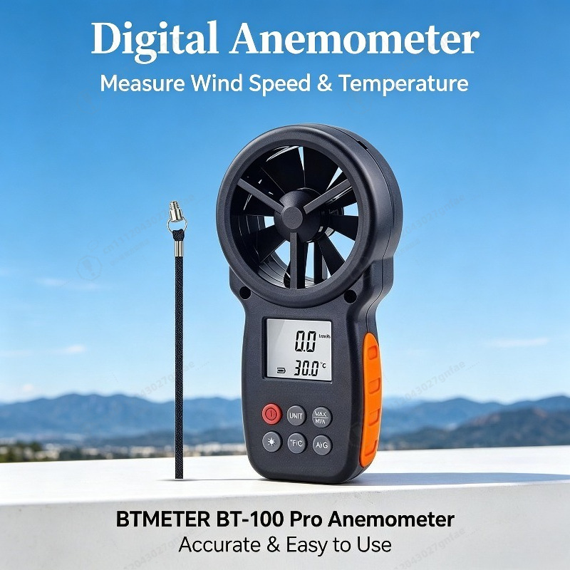 BT-100 Digital Anemometer Hand – Anemometer Wind Speed Bewertung und Preis