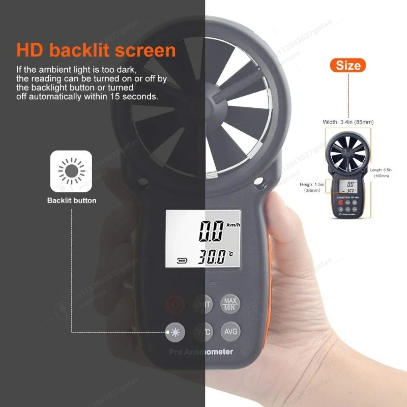 BT-100 Digital Anemometer Hand – Anemometer Wind Speed Bewertung und Preis