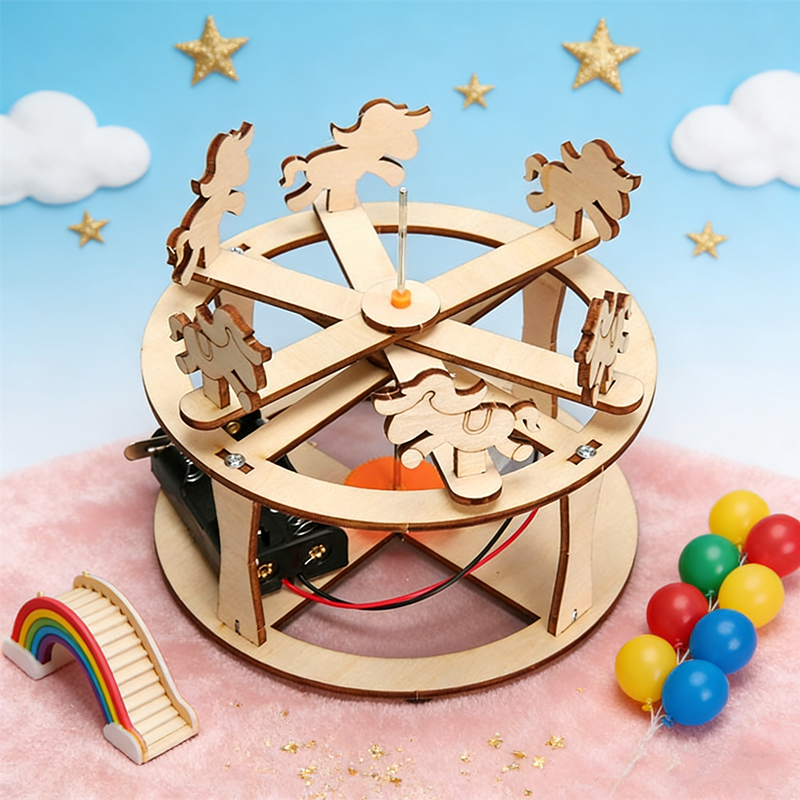 HUAHUABuild Your Own Carousel  – Science Project Diy Bewertung und Preis