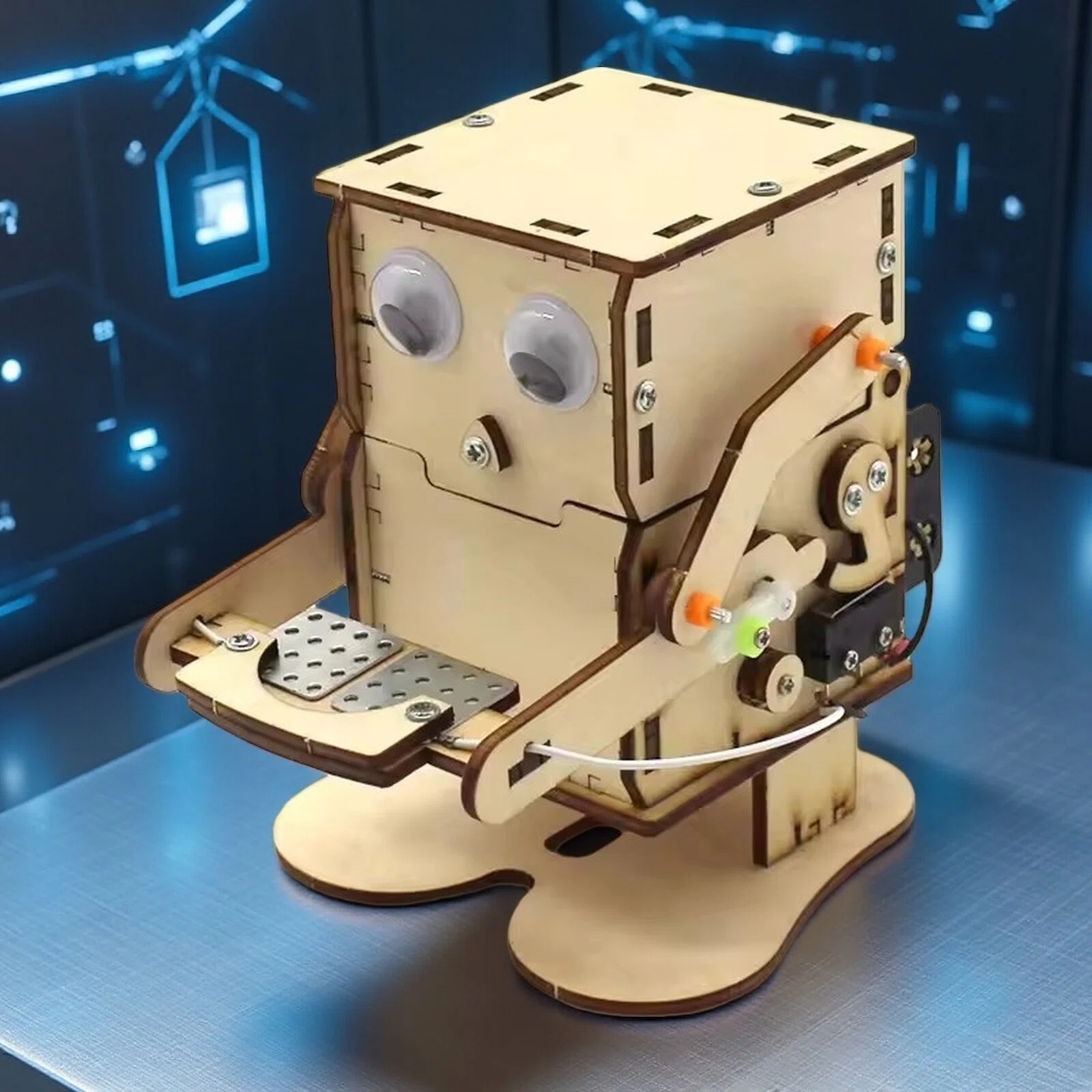 DIY Coin swallowing robot Coin – Science Project Robot Bewertung und Preis