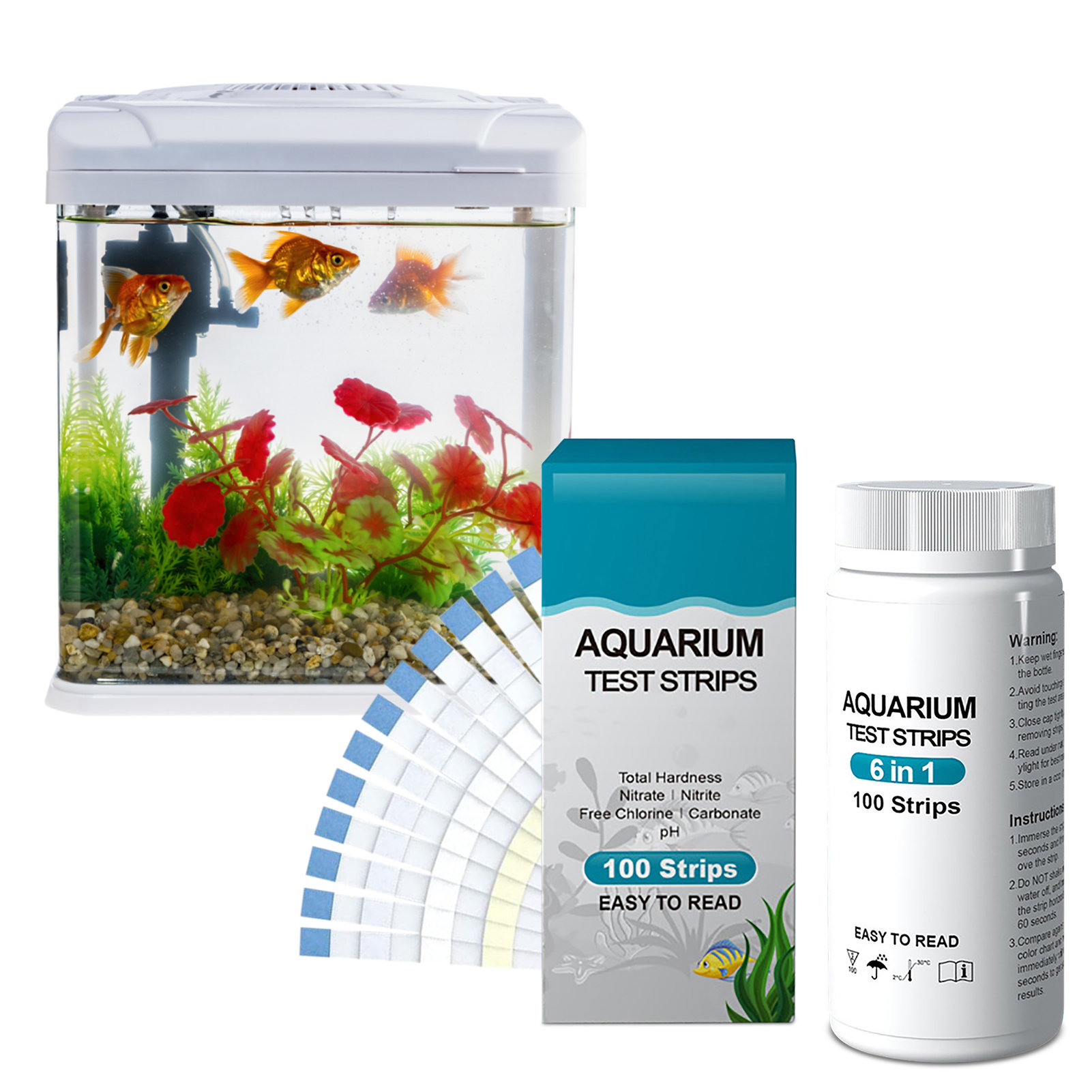 100pcs 6-in-1 Water Quality Te – Ph Strip Test Bewertung und Preis