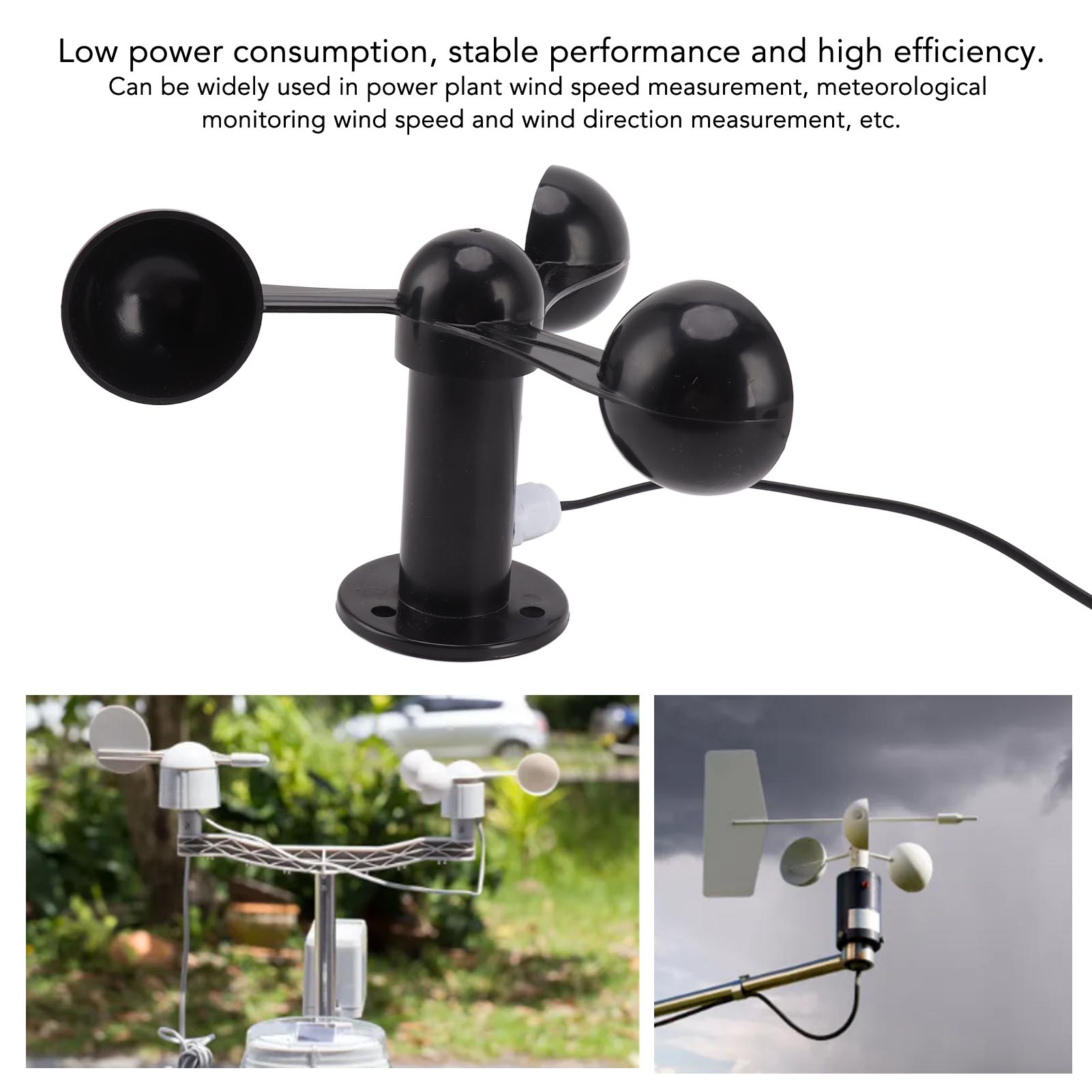 Three Cups Wind Speed Sensor A – Anemometer Wind Speed Bewertung und Preis