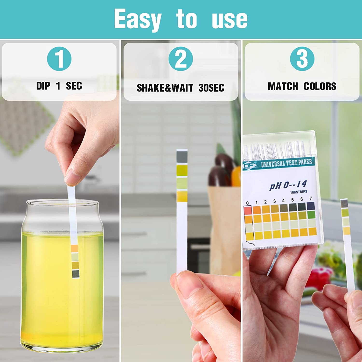 100 Strips 0-14 PH Alkaline Ac – Ph Strip Test Bewertung und Preis