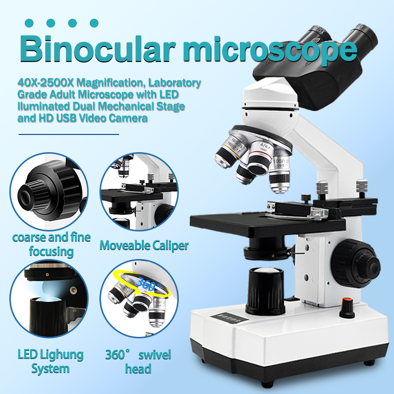 Compound Microscope,40X-2500X, – Microscope Compound 40X Bewertung und Preis