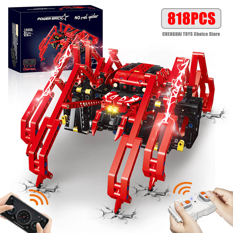 818pcs Remote Control Red Spid – Science Project Robot Bewertung und Preis