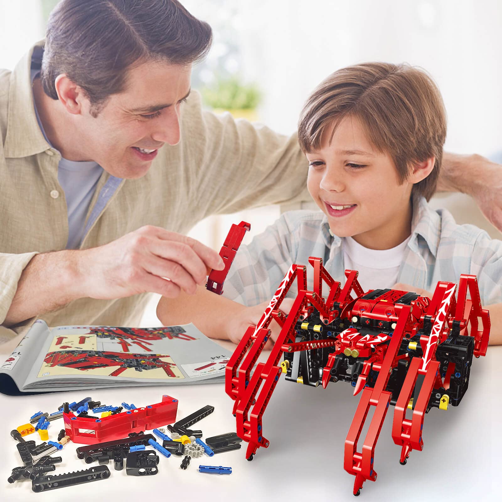 818pcs Remote Control Red Spid – Science Project Robot Bewertung und Preis