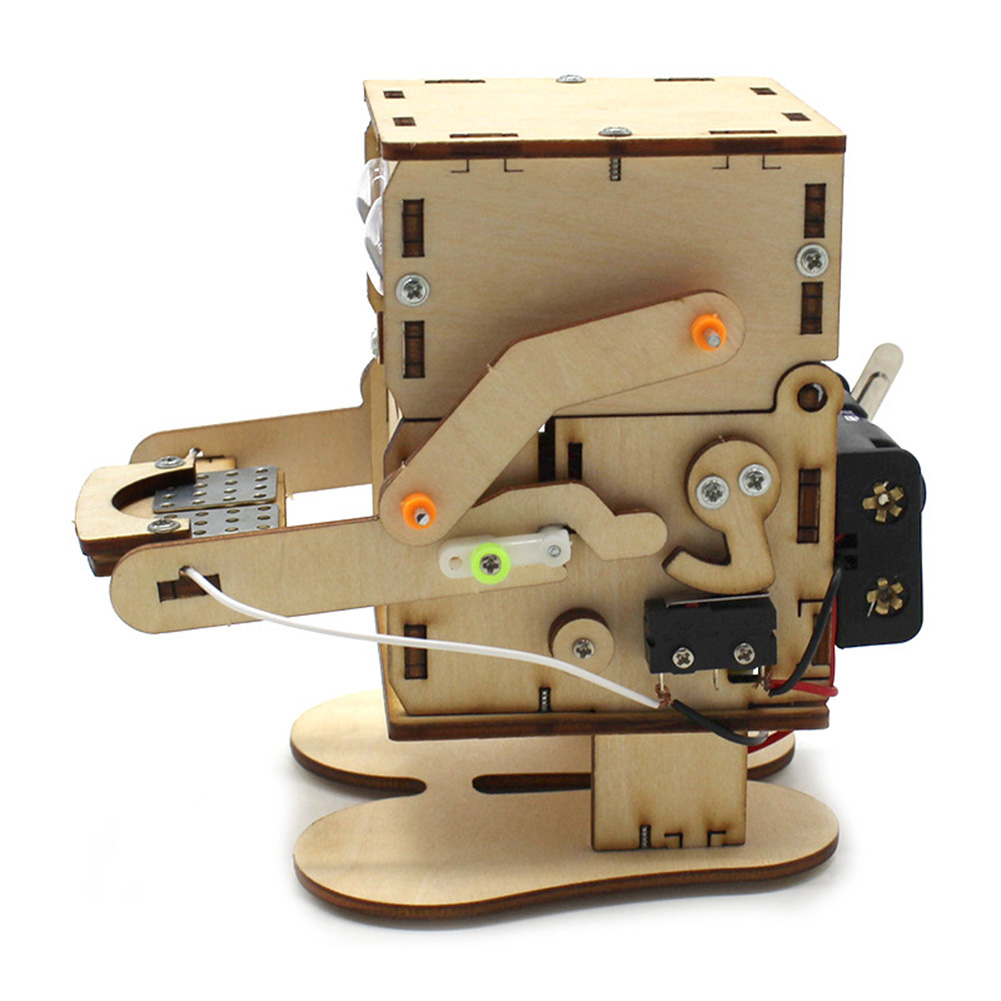 Robot Eating Coin Wood DIY Mod – Science Project Robot Bewertung und Preis