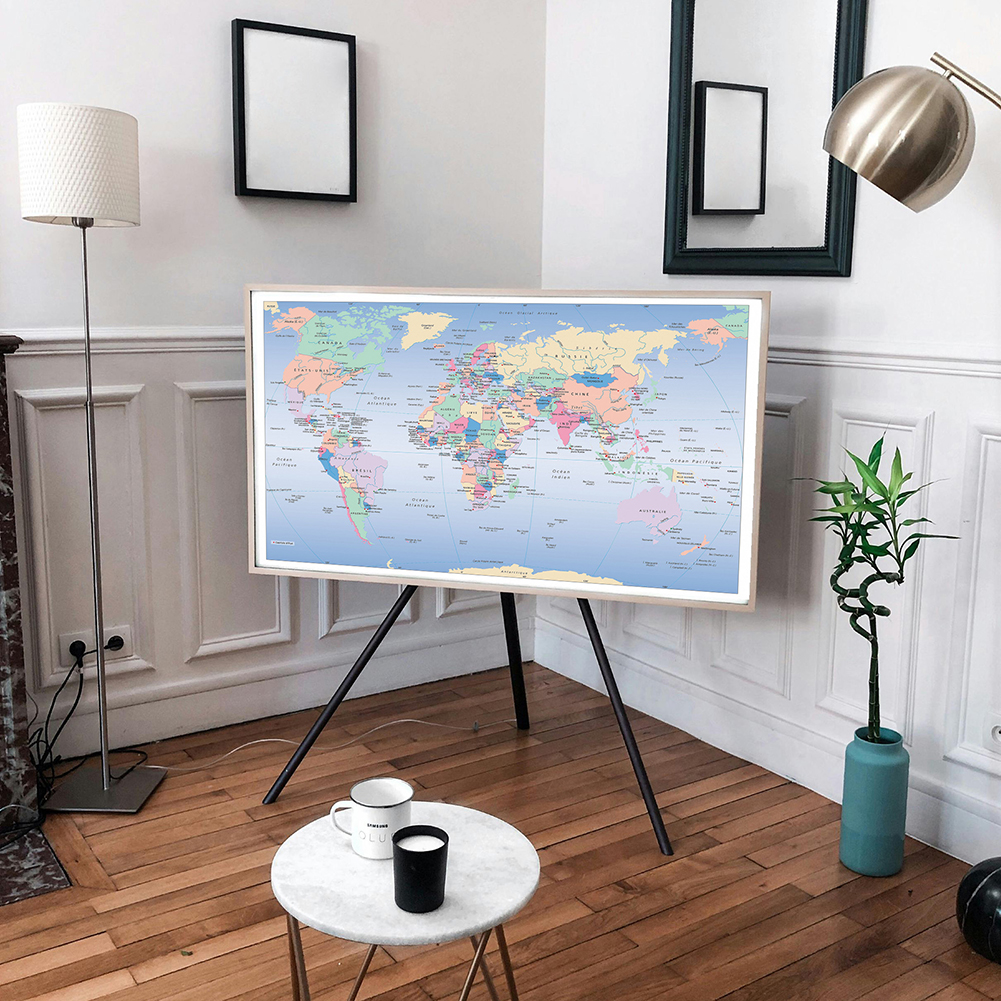 Unframed World Map French Lang – Star Map Poster Bewertung und Preis
