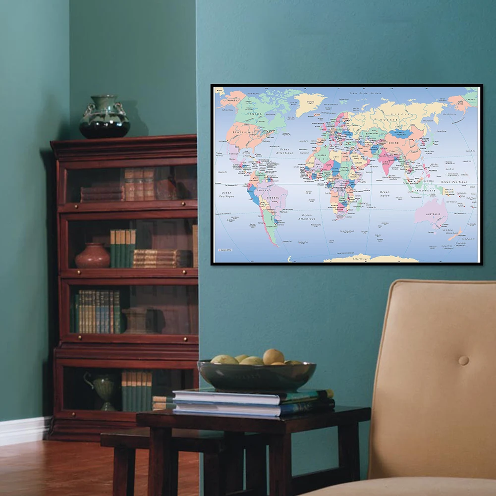 Unframed World Map French Lang – Star Map Poster Bewertung und Preis