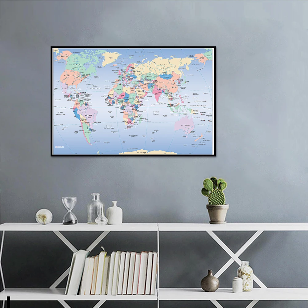 Unframed World Map French Lang – Star Map Poster Bewertung und Preis