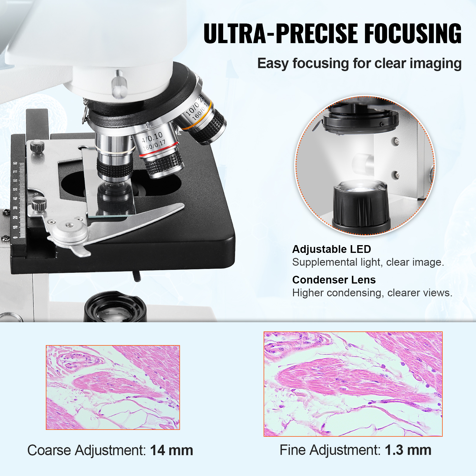 VEVOR Compound Trinocular Micr – Microscope Compound 40X Bewertung und Preis