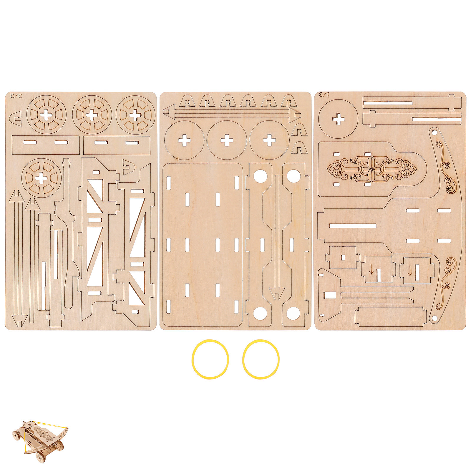 1Set Catapult Chariot Wooden D – Science Experiment Bewertung und Preis