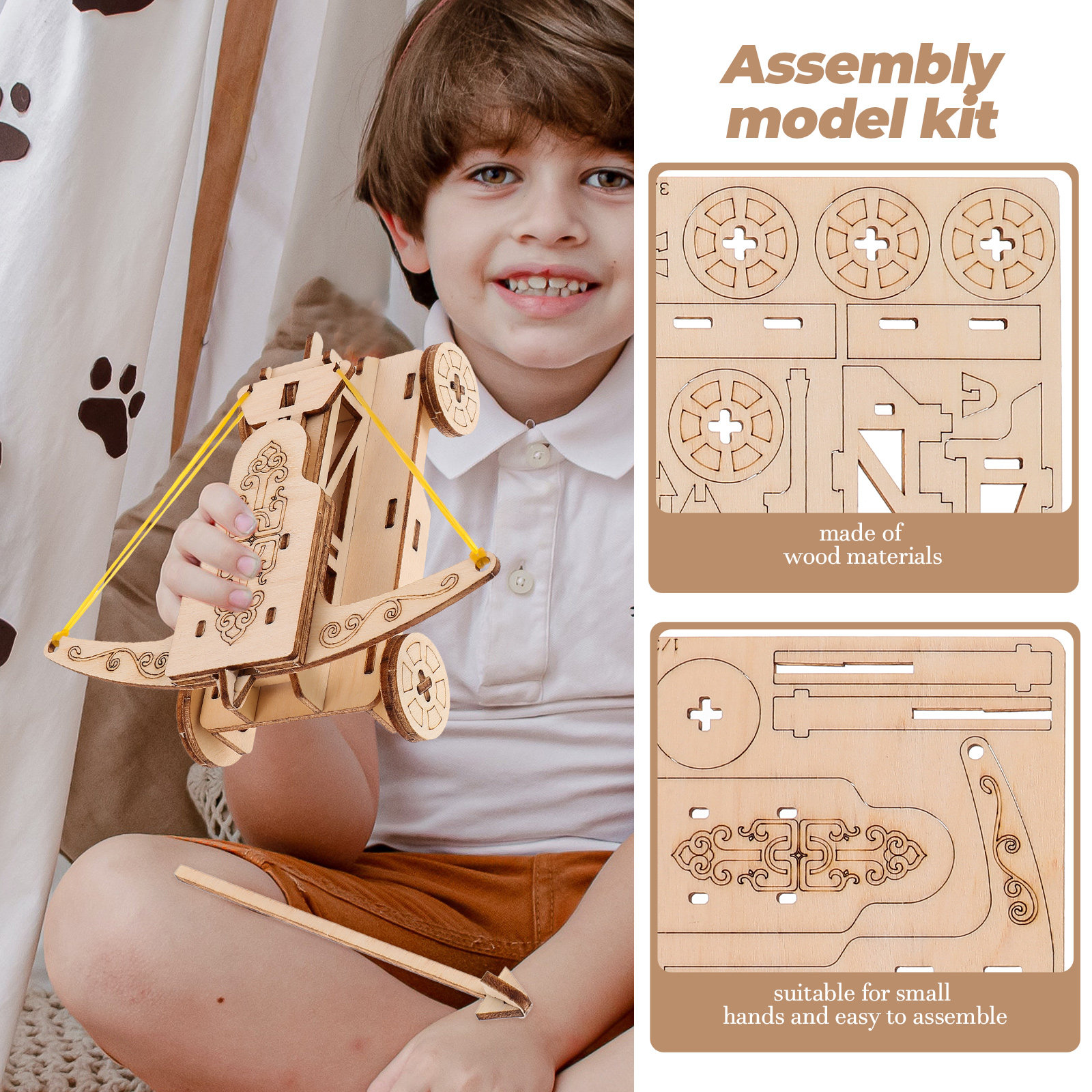1Set Catapult Chariot Wooden D – Science Experiment Bewertung und Preis