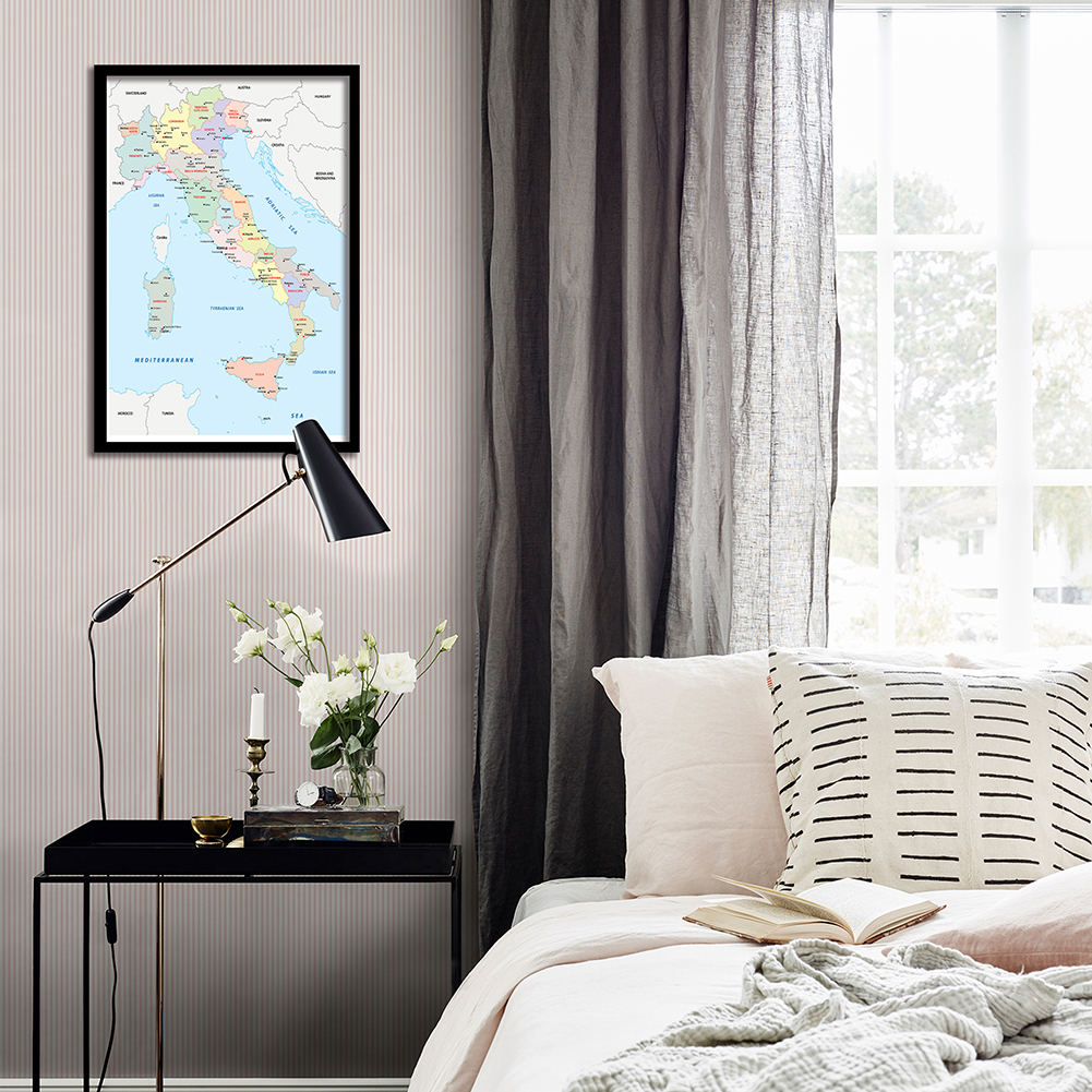42*59cm In Italian Political M – Star Map Poster Bewertung und Preis