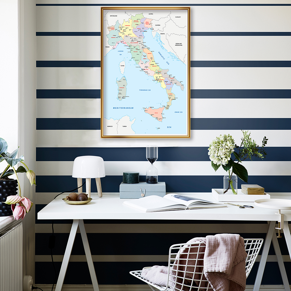 42*59cm In Italian Political M – Star Map Poster Bewertung und Preis