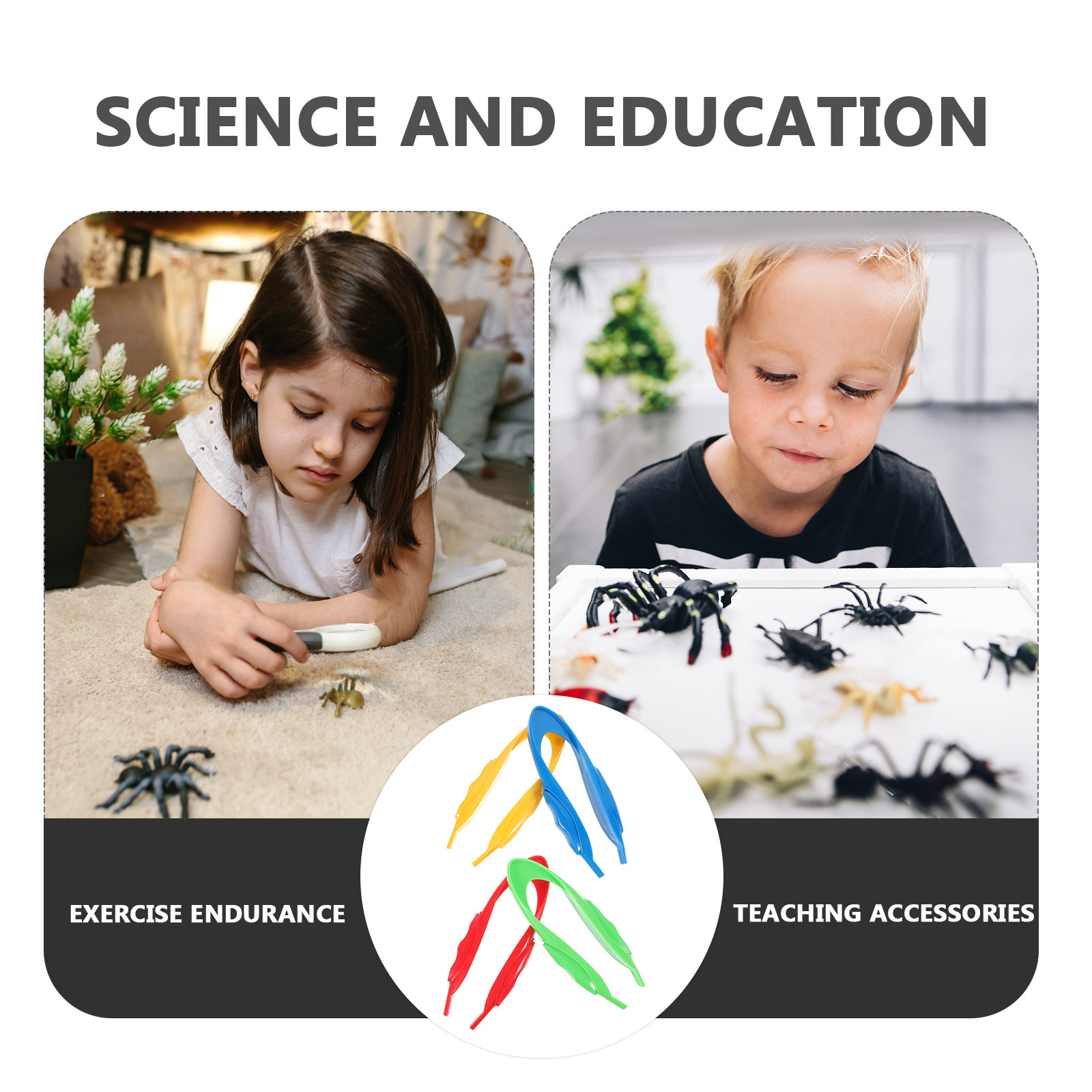 4Pcs Kids Plastic Tweezers Erg – Science Experiment Bewertung und Preis