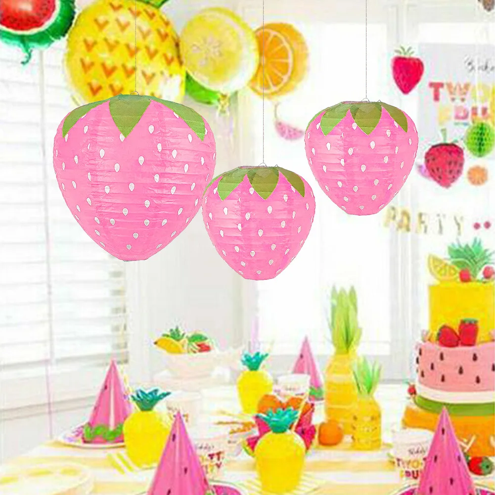Pink Strawberry Paper Lantern  – Science Of Happiness Bewertung und Preis