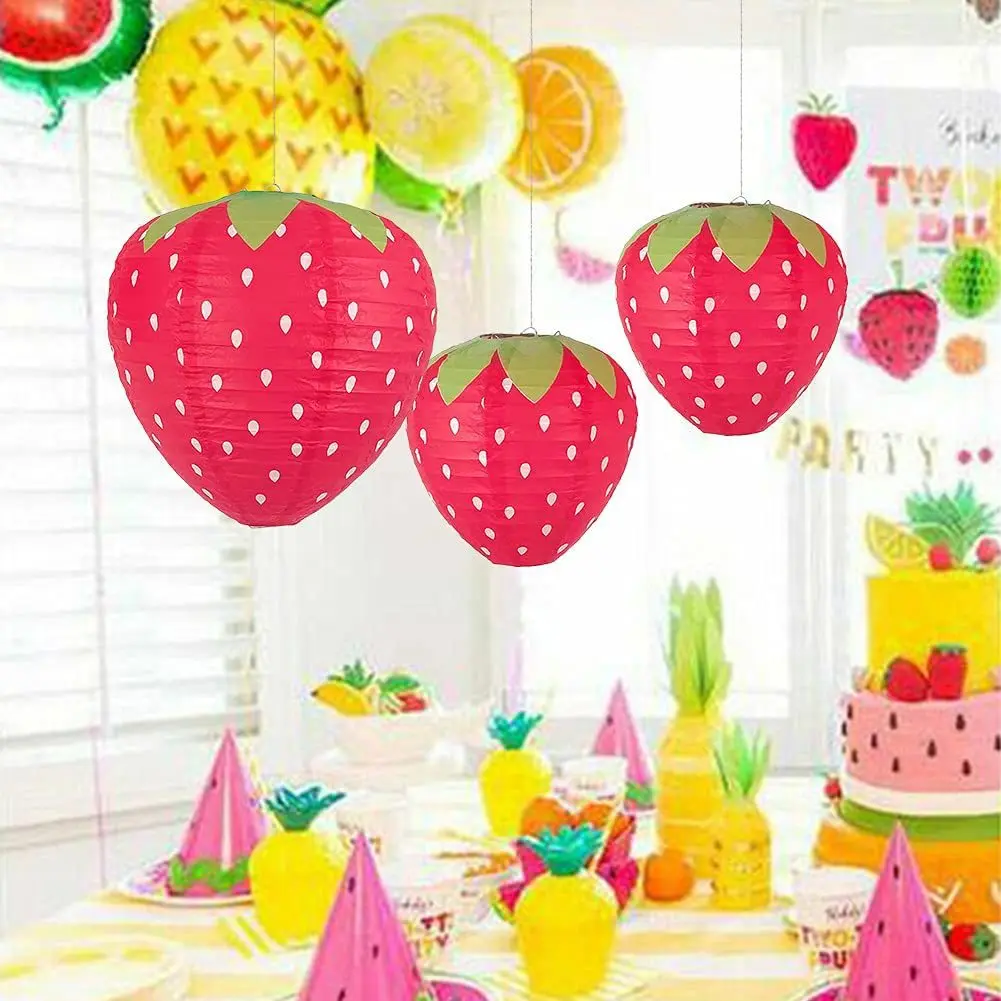 Pink Strawberry Paper Lantern  – Science Of Happiness Bewertung und Preis