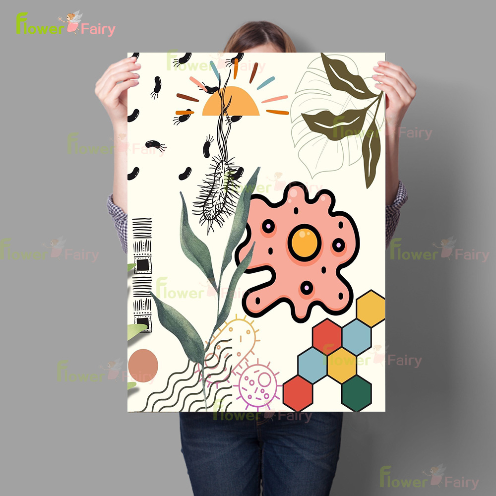 Cartoon Microbiology Watercolo – Science Nursery Bewertung und Preis