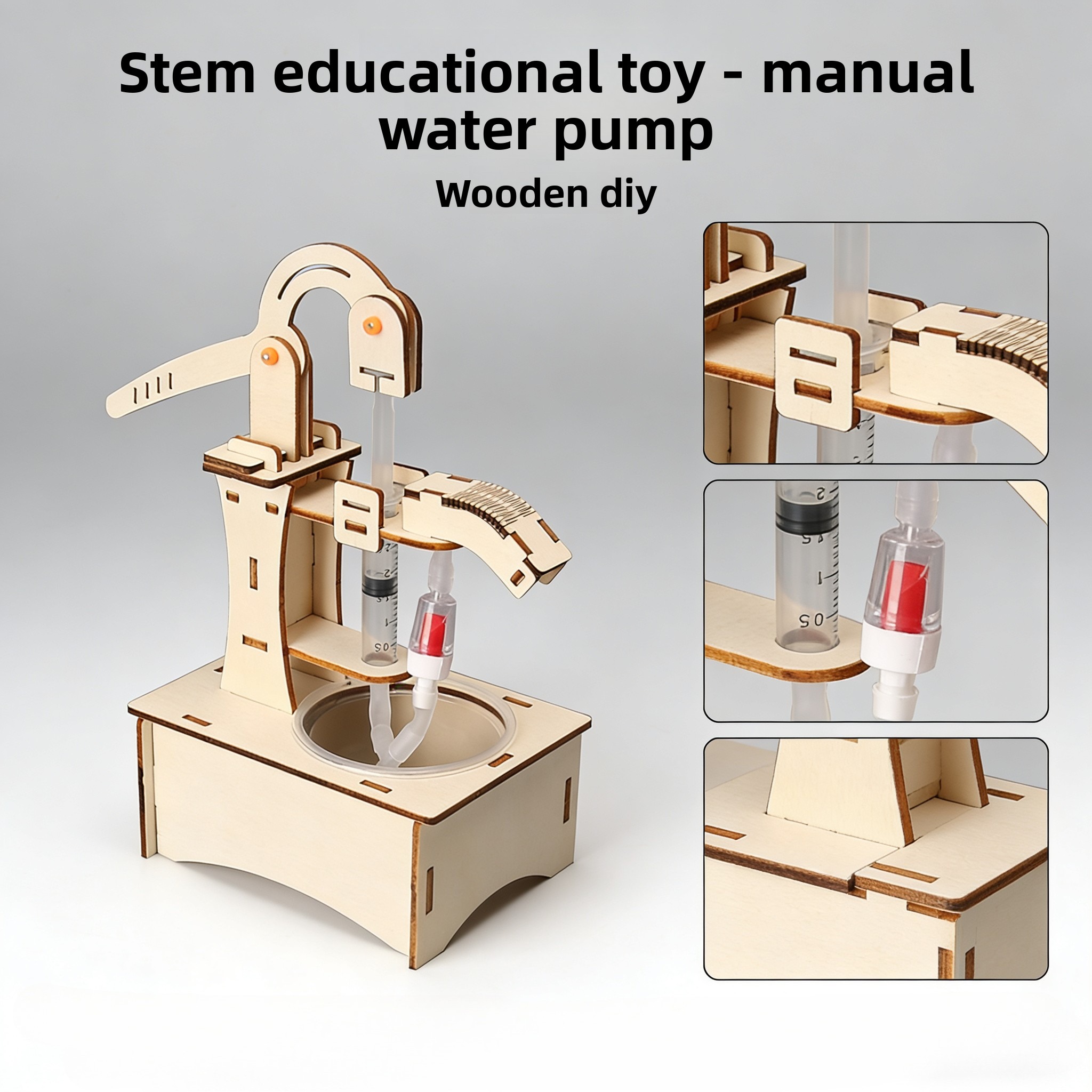 Wooden DIY Hand Pump Well Mode – Science Nature Bewertung und Preis