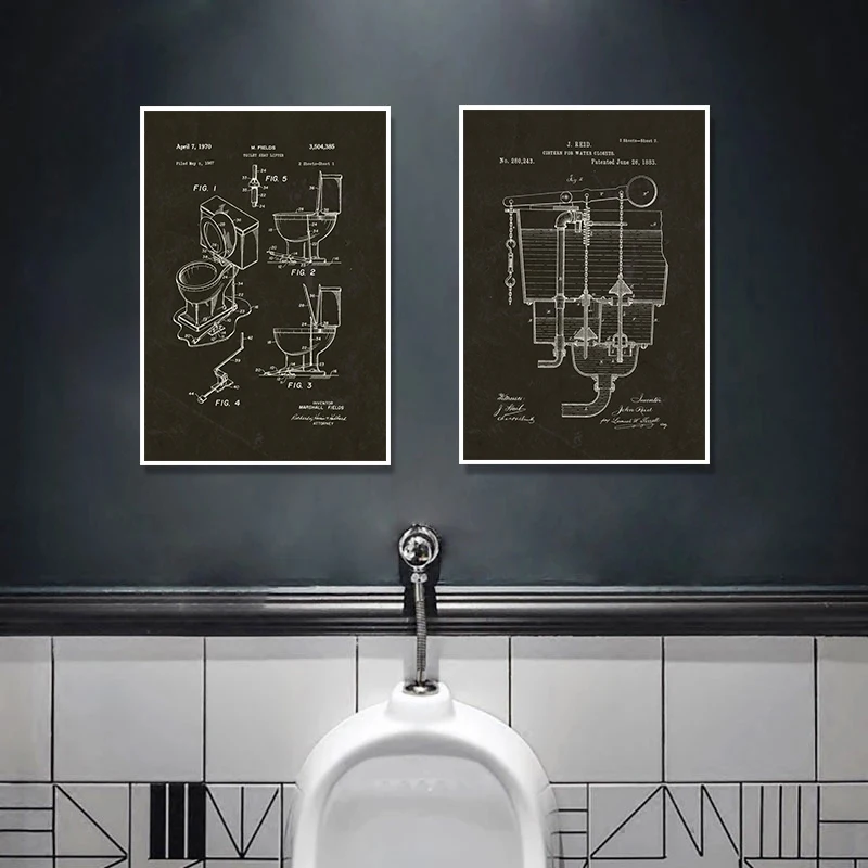 Modern Toilet Paper Blueprint  – Star Map Poster Bewertung und Preis