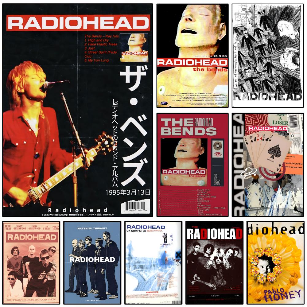 Rock Band Characters Radiohead – Star Map Poster Bewertung und Preis
