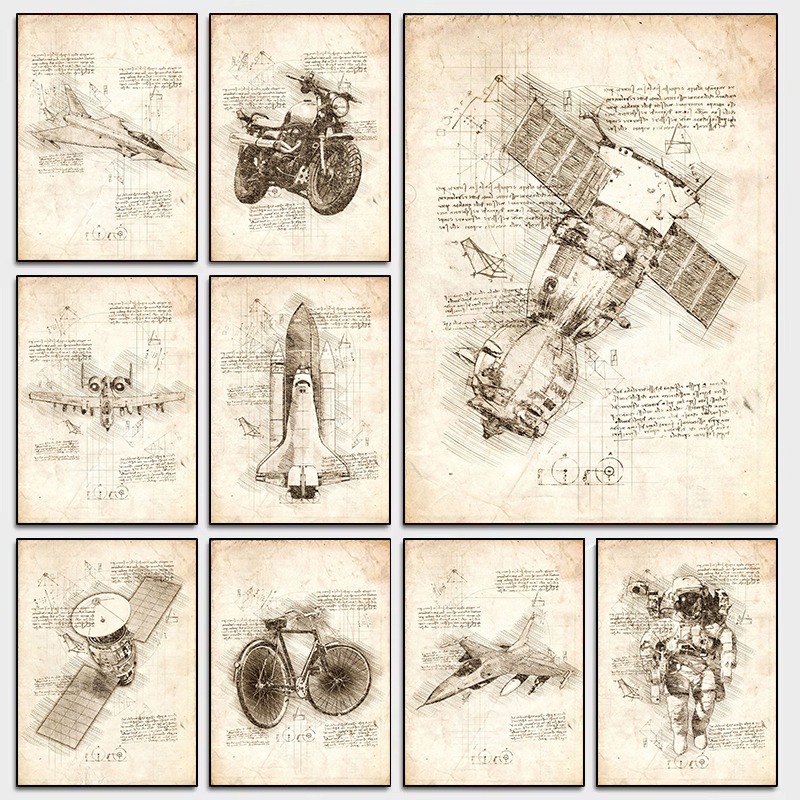 Da Vinci Inspired Canvas Print – Star Map Poster Bewertung und Preis